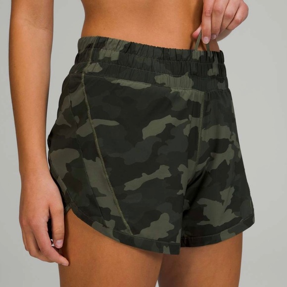 Lululemon Track That Mid-Rise Lined Shorts 3”